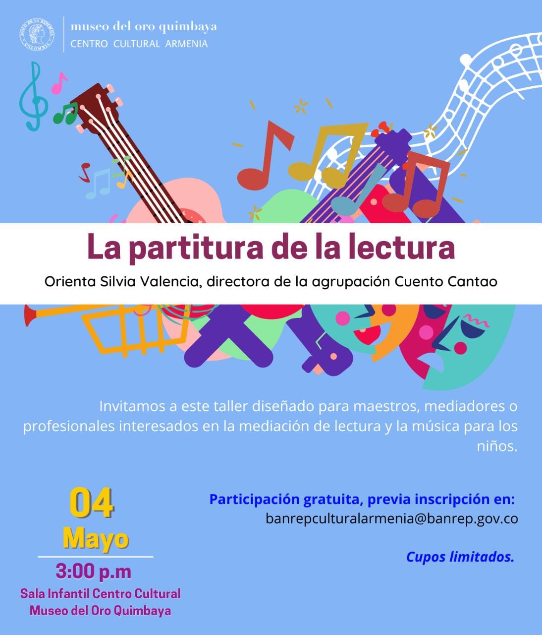 la partitura de la lectura 4 mayo